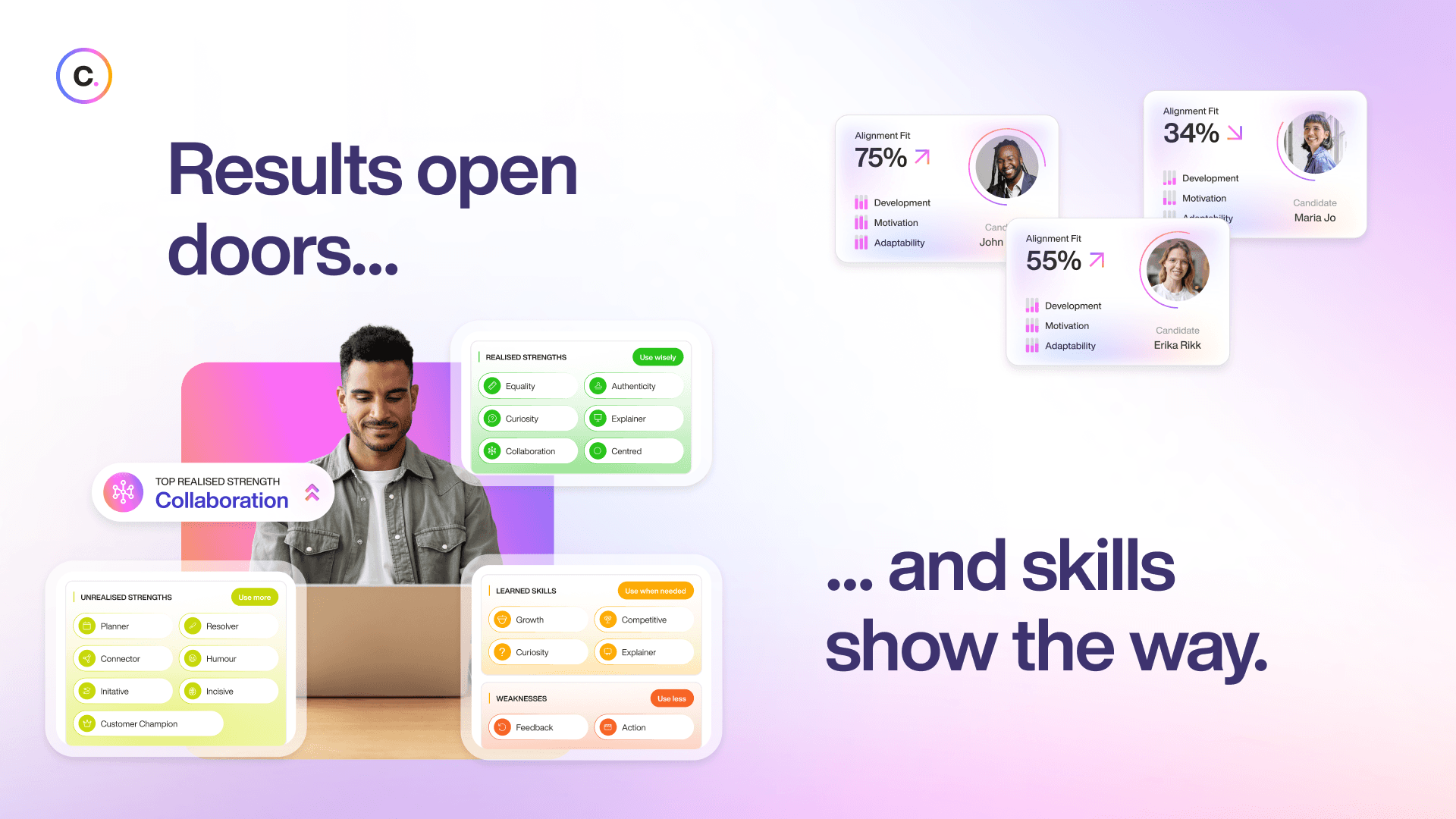 Results Open Doors. Skills Show the Way.