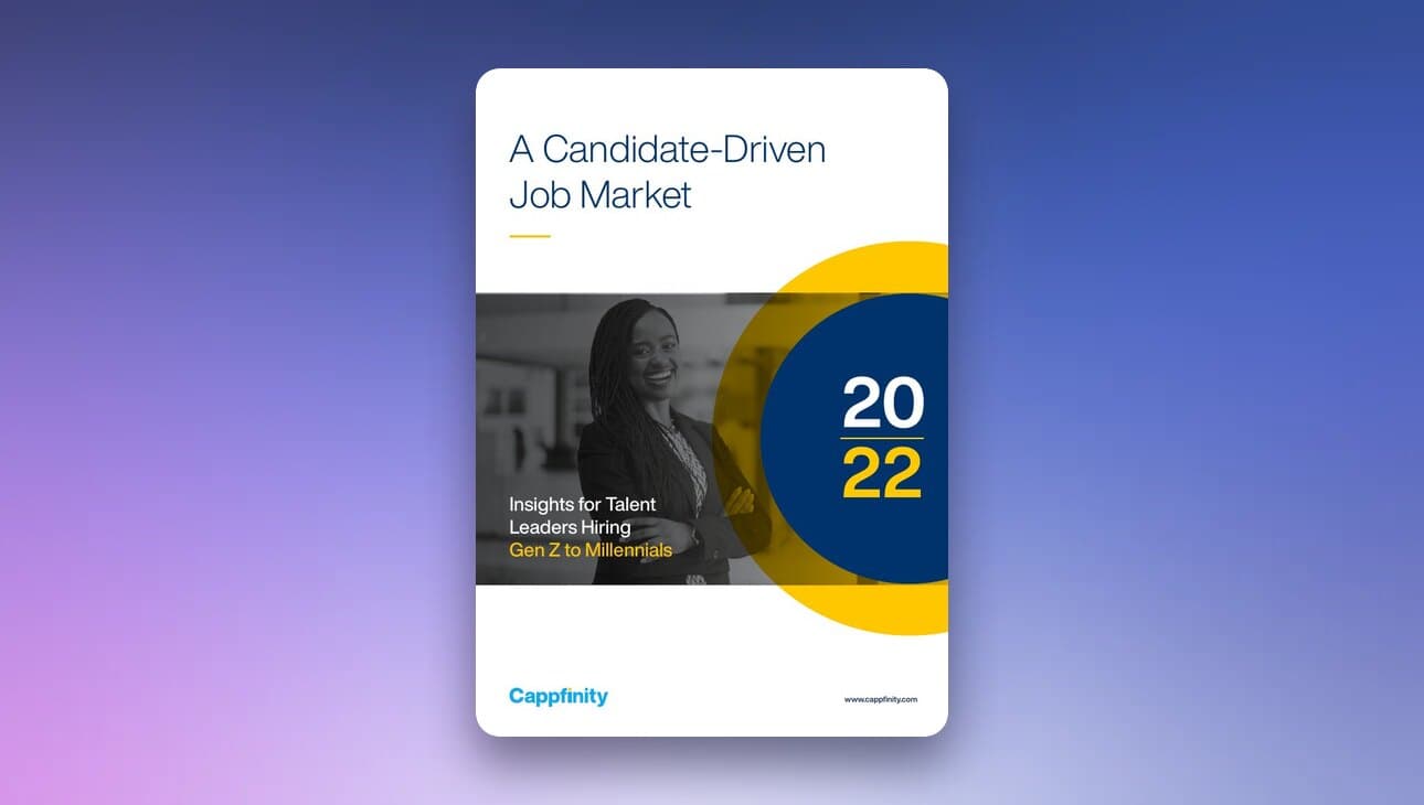 A Candidate-Driven Job Market: Insights for Hiring Gen Z to Millennials whitepaper cover