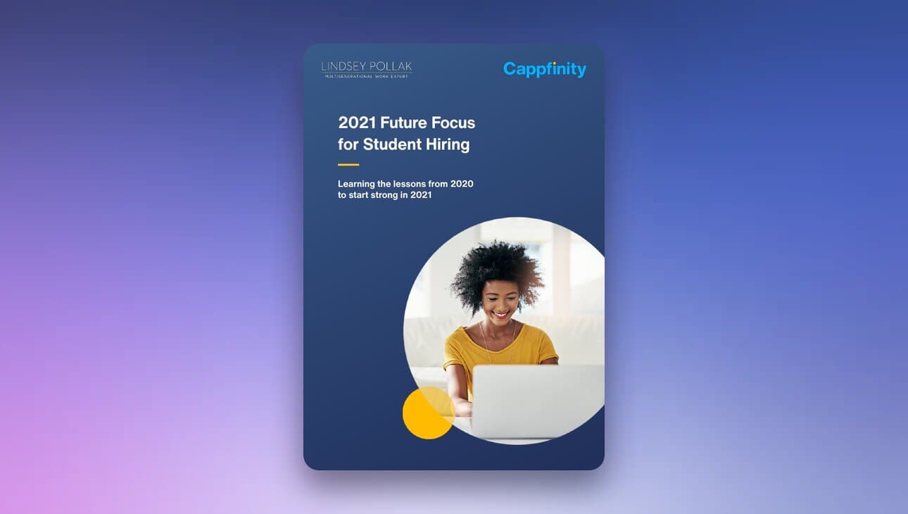 2021 Future Focus for Student Hiring whitepaper cover